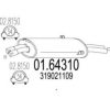 MTS 01.64310 End Silencer